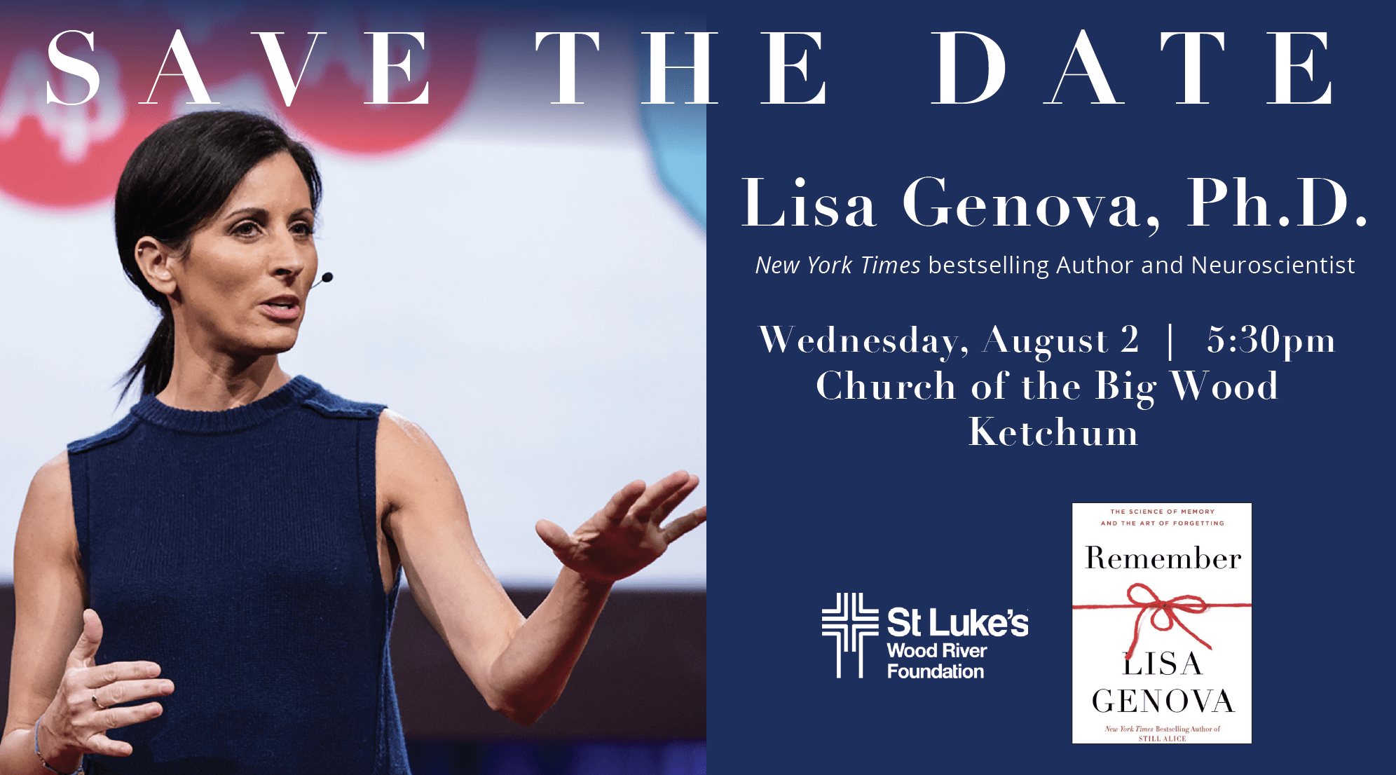 Lisa Genova, Ph.D. – How Memory Works and Why it is Okay to Forget